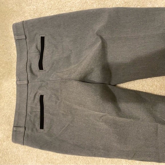 2 pairs work tuxedo pants banana republic grey black ankle sloan bisou white - Picture 12 of 12